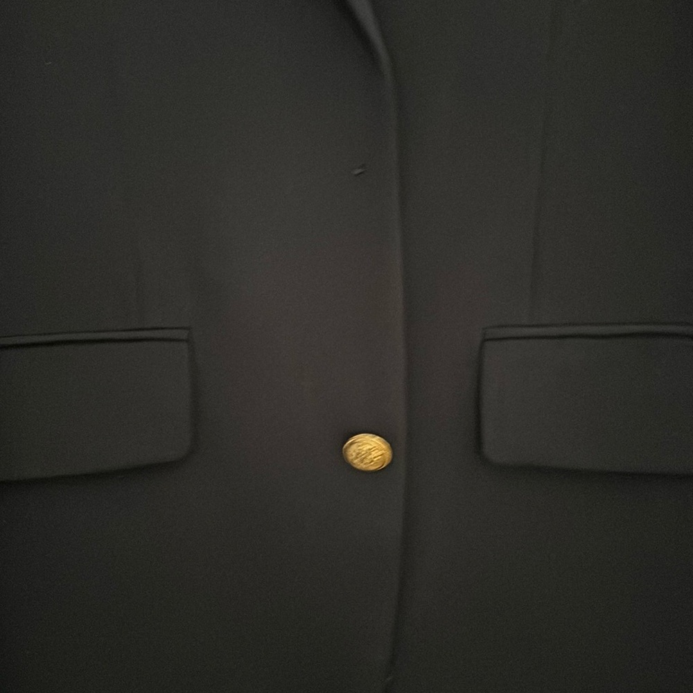 Mens Single-breasted Navy Blazer Size 38S - Picture 4 of 7